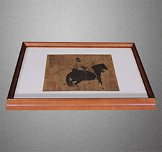 下陆书画装裱配框服务案例